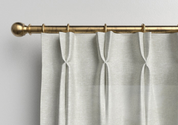 Pesaro Stripe Voile, White - Made to Measure Curtains - Image 10